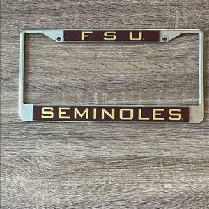 FSU Seminoles License Plate Frame